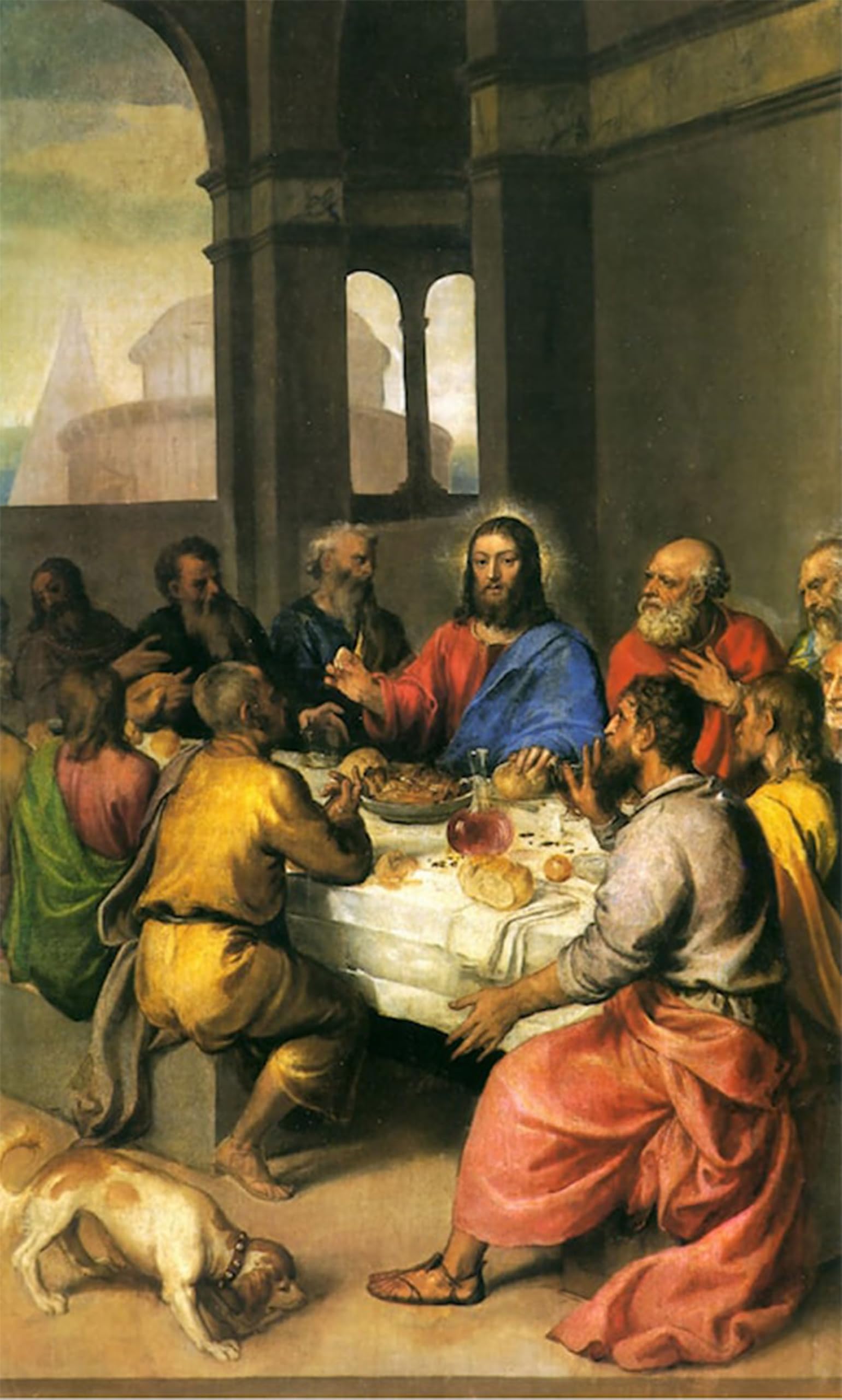 POSTERIIk Vintage Art Print Images Pictures Print the Last Supper by Titian Modern Colour Posters for Office Home Decor 60x90cm