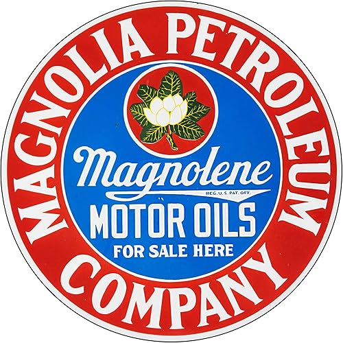 Miniatura 365 de Brotherhood Letrero de gas vintage de reproducción de letreros de metal vintage, letrero redondo de metal para garaje y hogar, 8 pulgadas de Nourse