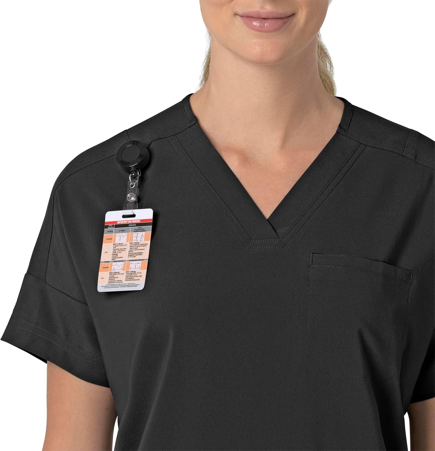 Carhartt Scrubs C13110 Women's Force® Cross-Flex Modern Fit Oversized V - Image 5
