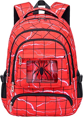 FunnyGifts Mochilas para niños y niñas, mochila escolar para escuela primaria y preescolar para niños de 4, 5, 6, 7, 8, 9, 10, 11, 12