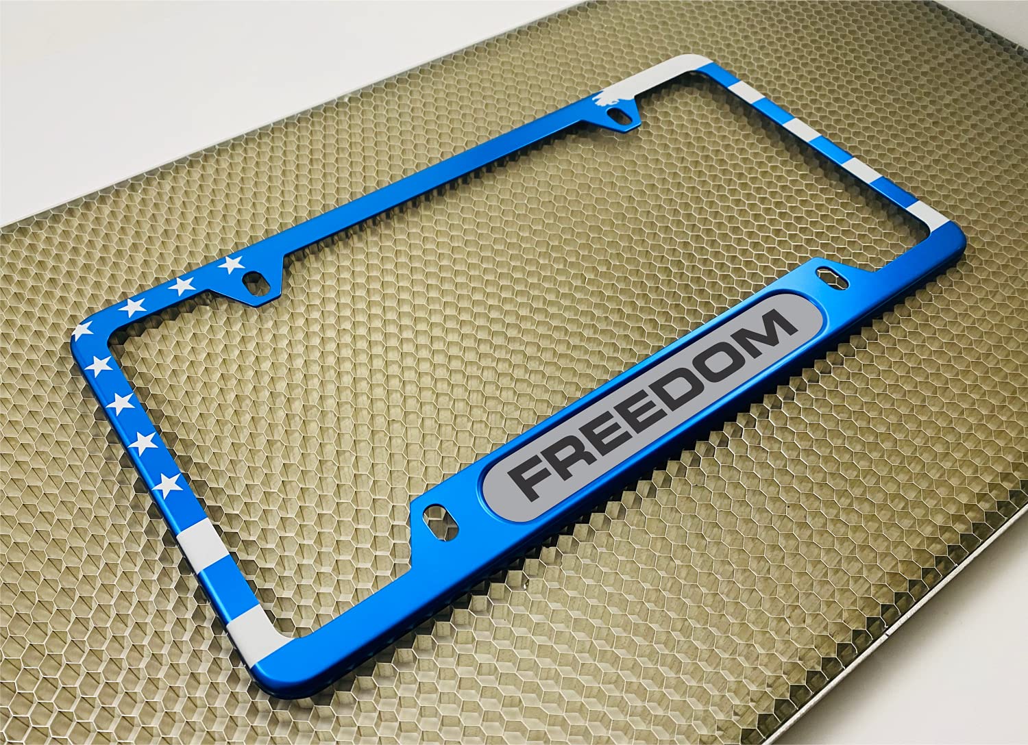 USA Patriotic | American Flag Custom Personalized Anodized Aluminum Thin Top | - Picture 72 of 133
