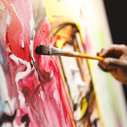 Miniatura 6 de NEXCOVER Paneles de lienzo de pintura paquete de 24 unidades de 11 x 14 pulgadas 100 algodón triple imprimación lienzo blanco grande en blanco