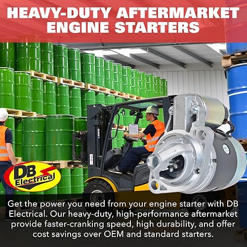 Miniatura 5 de DB Electrical 410-48012 Arrancador compatible con/reemplazo para camiones elevadores Hyster H-25 H-35 XL XM, H-40 H-50 H-60 XL, S-25 S-35 S-40 XL