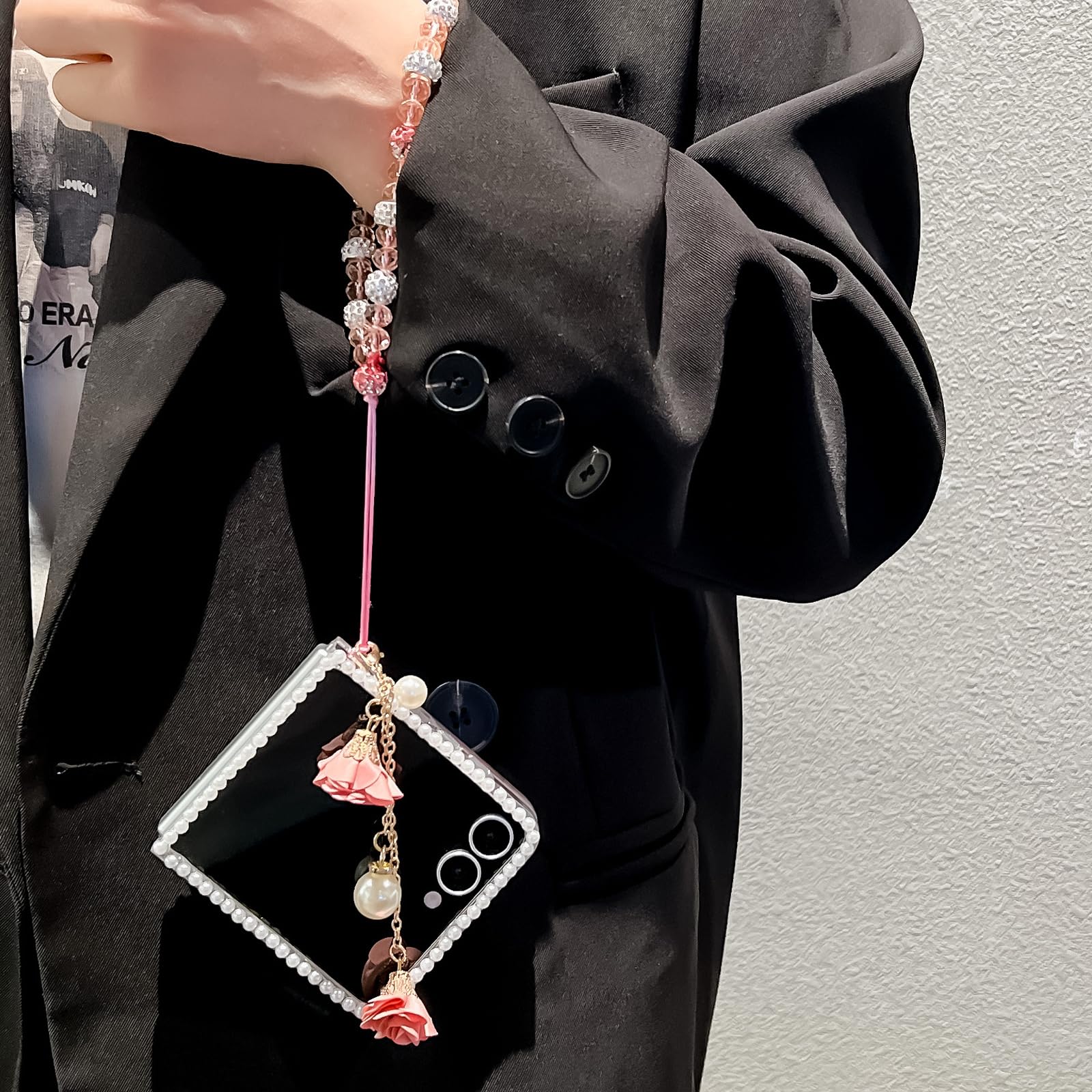 Amazon.com: Changjia for Samsung Galaxy Z Flip 7 Glitter Bling