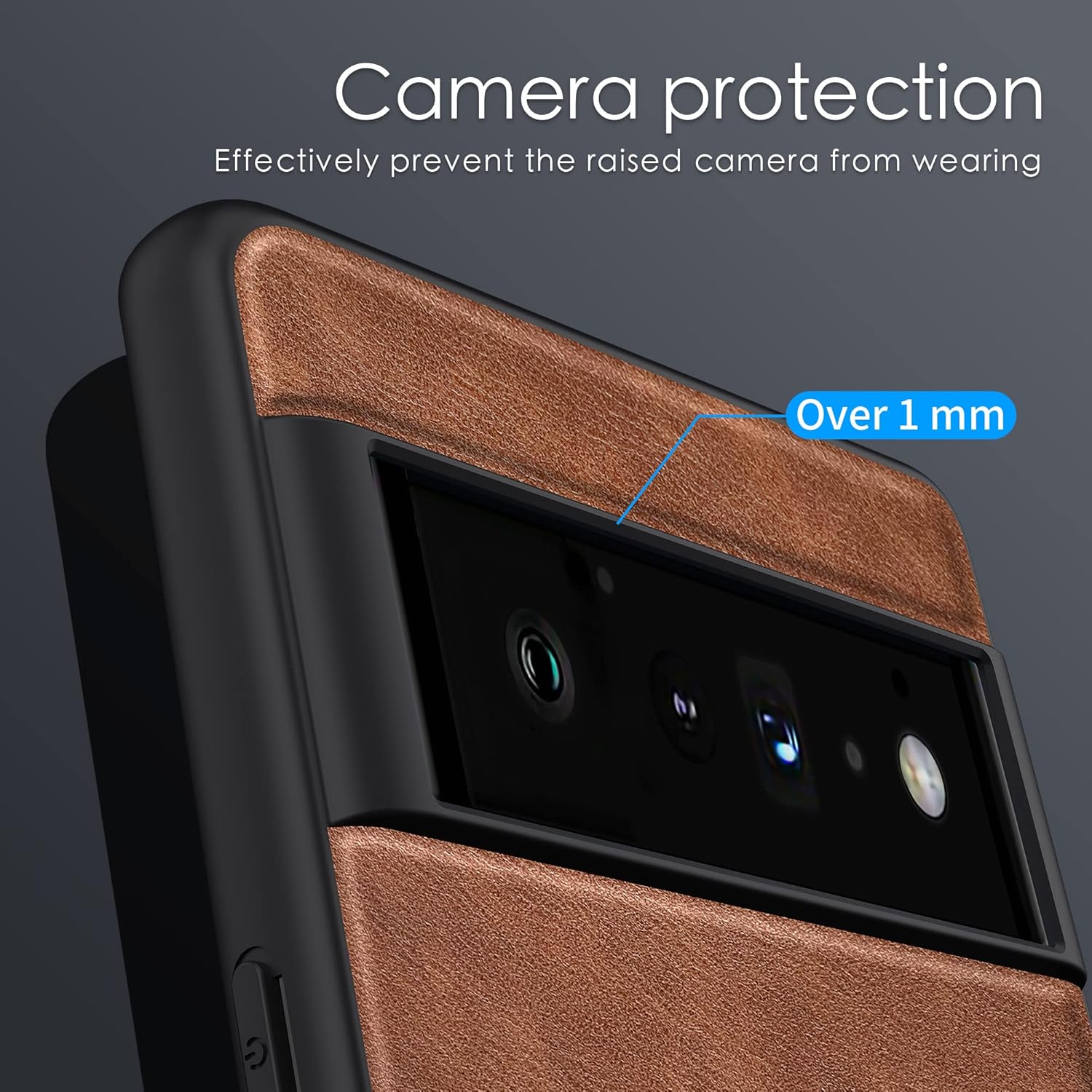 Binceen Case for Google Pixel 6 Pro, Premium Leather Soft Cover for Google Pixel 6 Pro (6.71") 2021 (Brown) : Cell Phones & Accessories