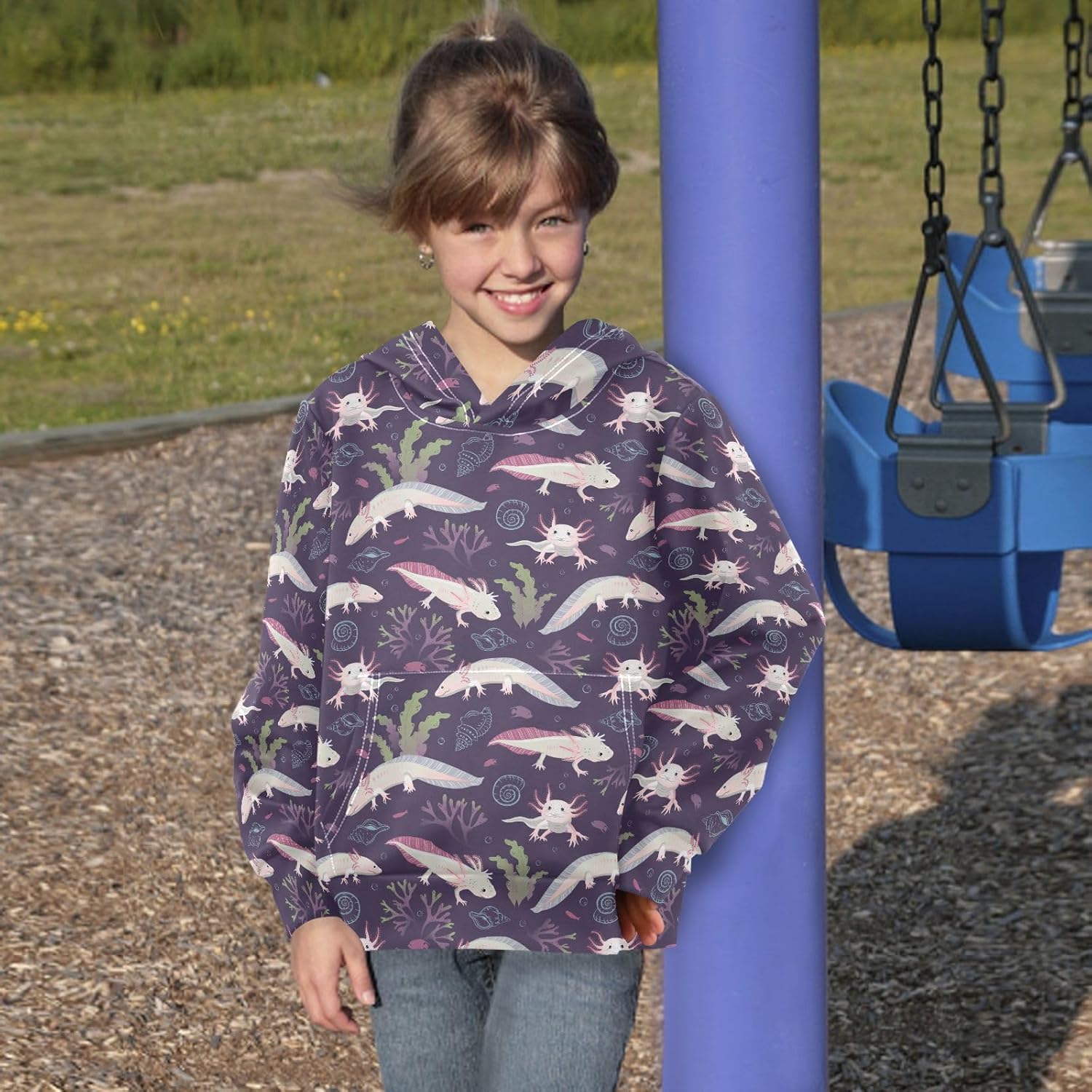 Hoodies for Boys Girls, Kids Sweatshirts Pullover Hooded with Pocket for 4-10Y - Image 2