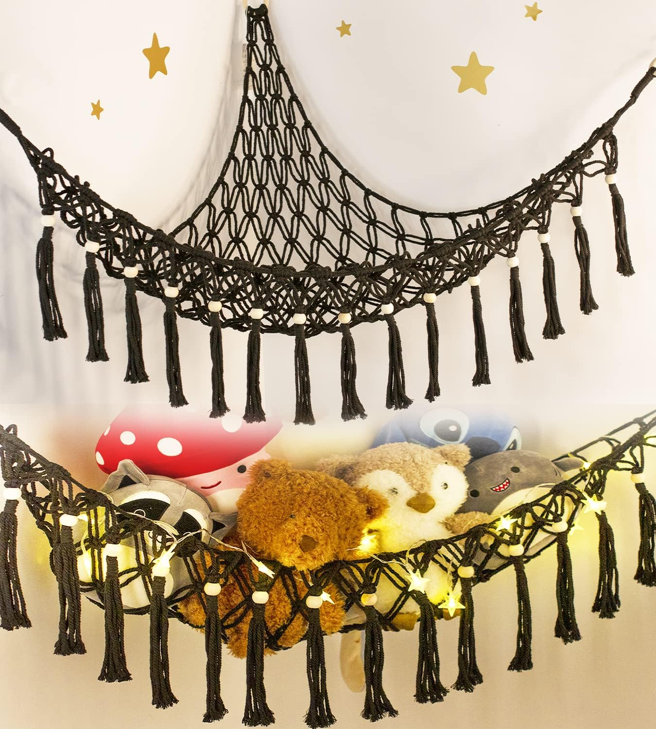 Stuffed Animal Net or Hammock Hanging Stuffed Animal Hammock Storage Toy Hammock