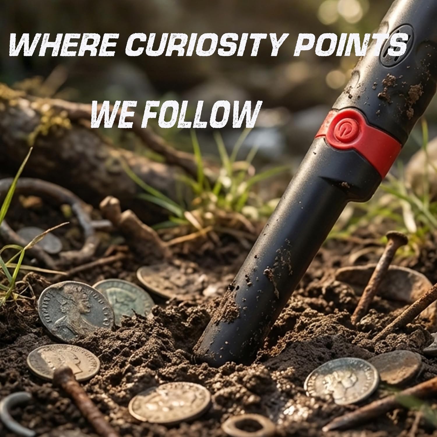 Metal Detector Waterproof Pinpointer 360° IP68 Metal Detector Wand for Adults & Kids Handheld Metal Detector Gold Tester Pen Search Treasure