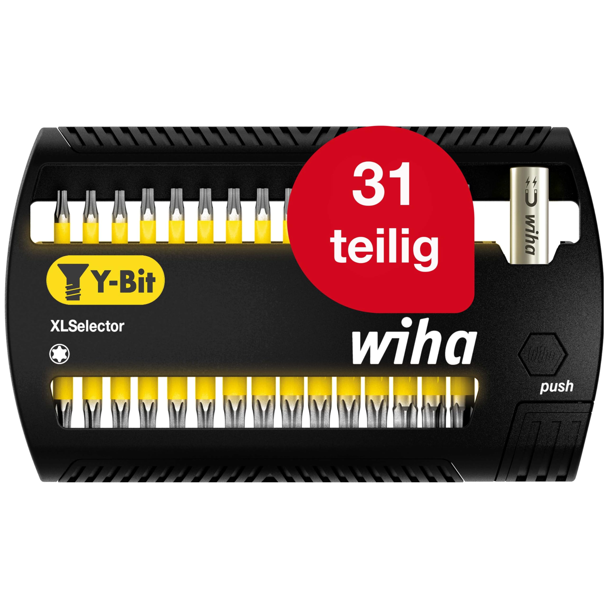 Wiha zestaw bitów XLSelector, bity Y 25 mm TORX®, 32 sztuki 1/4" C6,3 (41833)