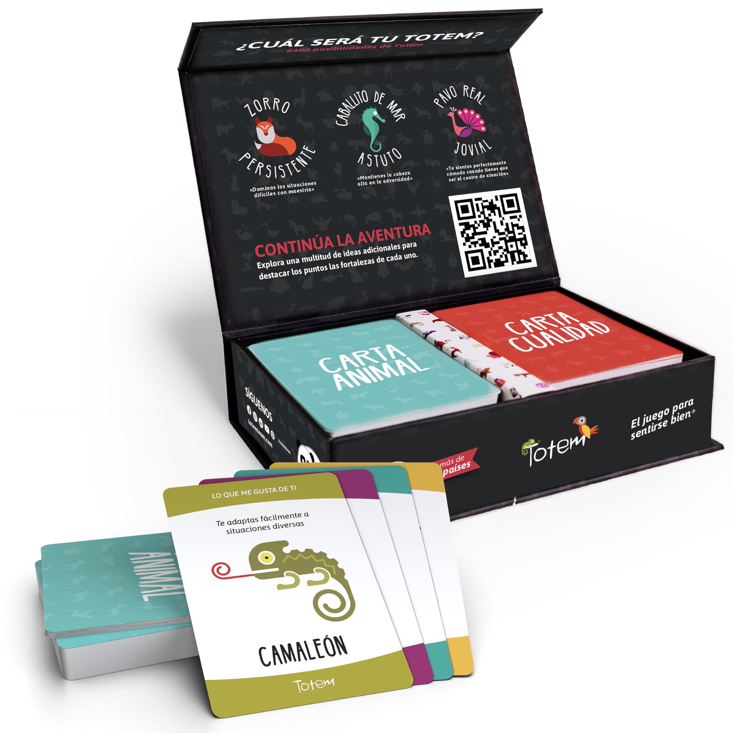 Totem El Juego de Sentirse Bien – Kartenspiel für Therapie und Team Building für Kinder, Erwachsene und Familien, ideal für Beratung, Achtsamkeit und Selbstwertgefühl (Originalausgabe auf Spanisch)