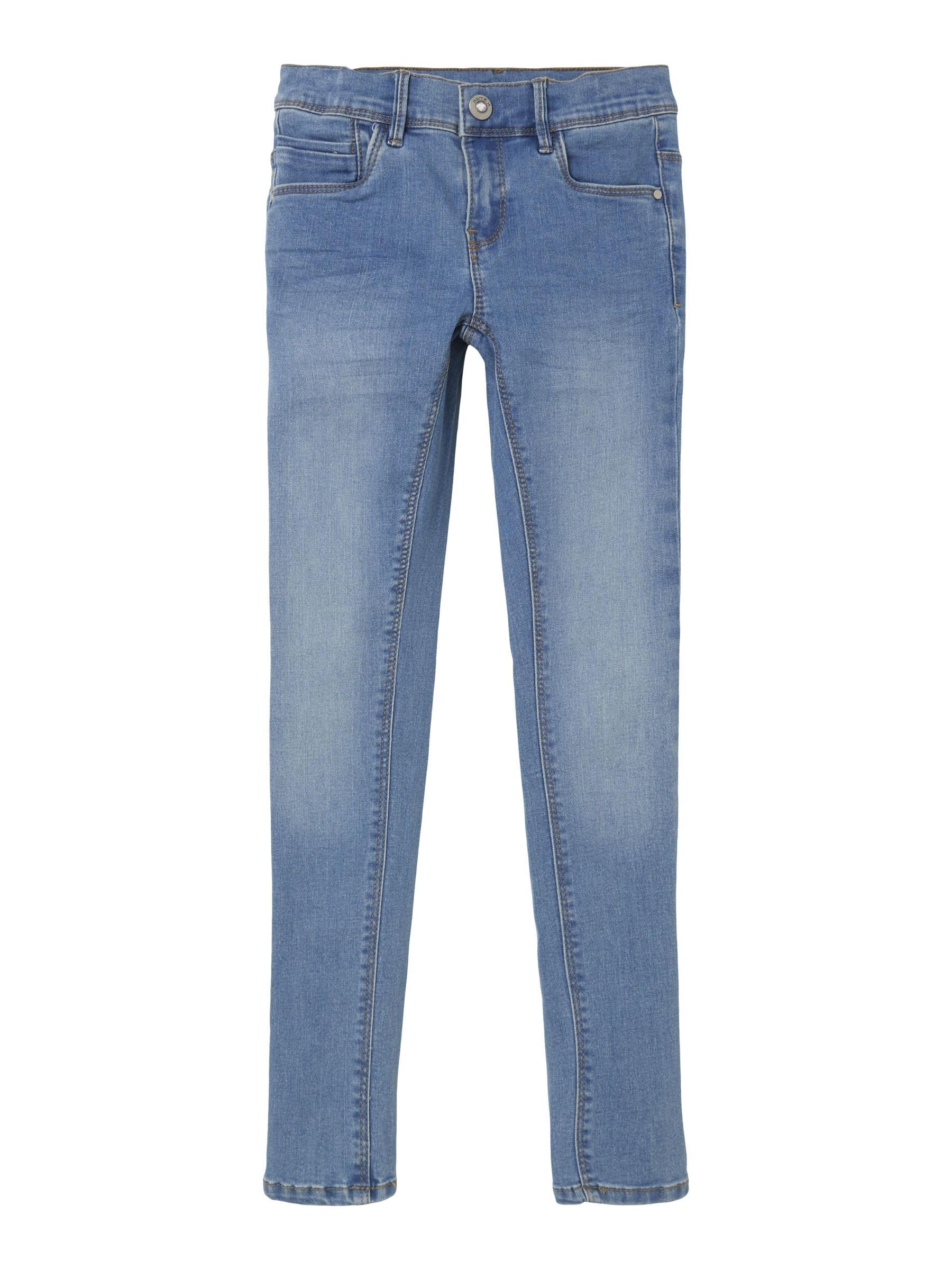 NAME IT Nkfpolly Dnmatasis Girls' Noos Trousers, Light Blue (Light Blue Denim), 10 Years