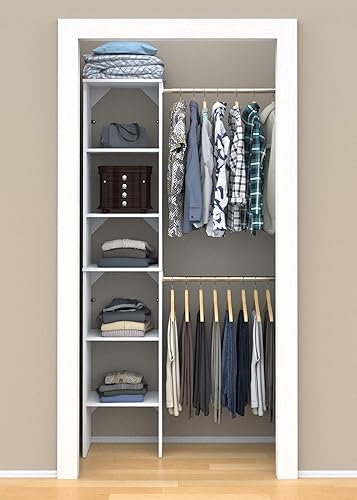 Miniatura 6 de Cubículo ClosetMaid SuiteSymphony de 25 x 6 pulgadas Blanco puro,Gris natural,Gris grafito,https://www.amazon.com/dp/undefined
