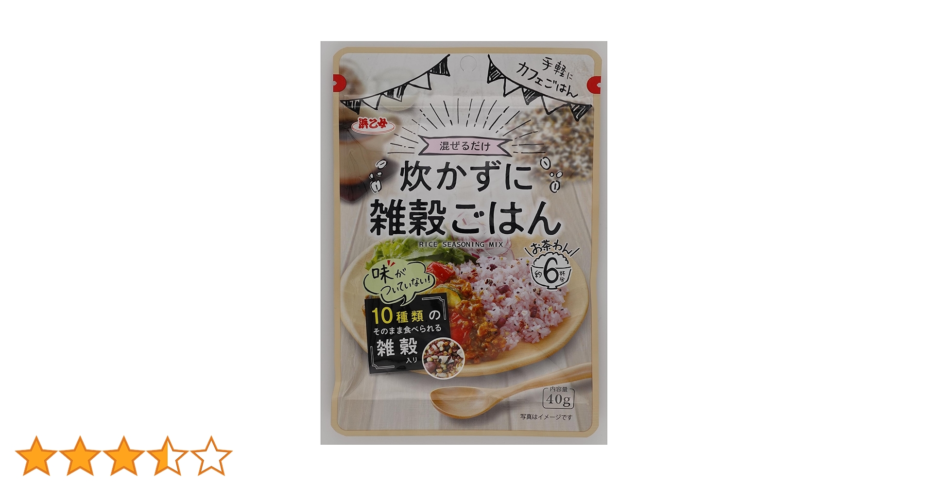 Amazon | 浜乙女 炊かずに雑穀ごはん 40g x 10袋 | 浜乙女