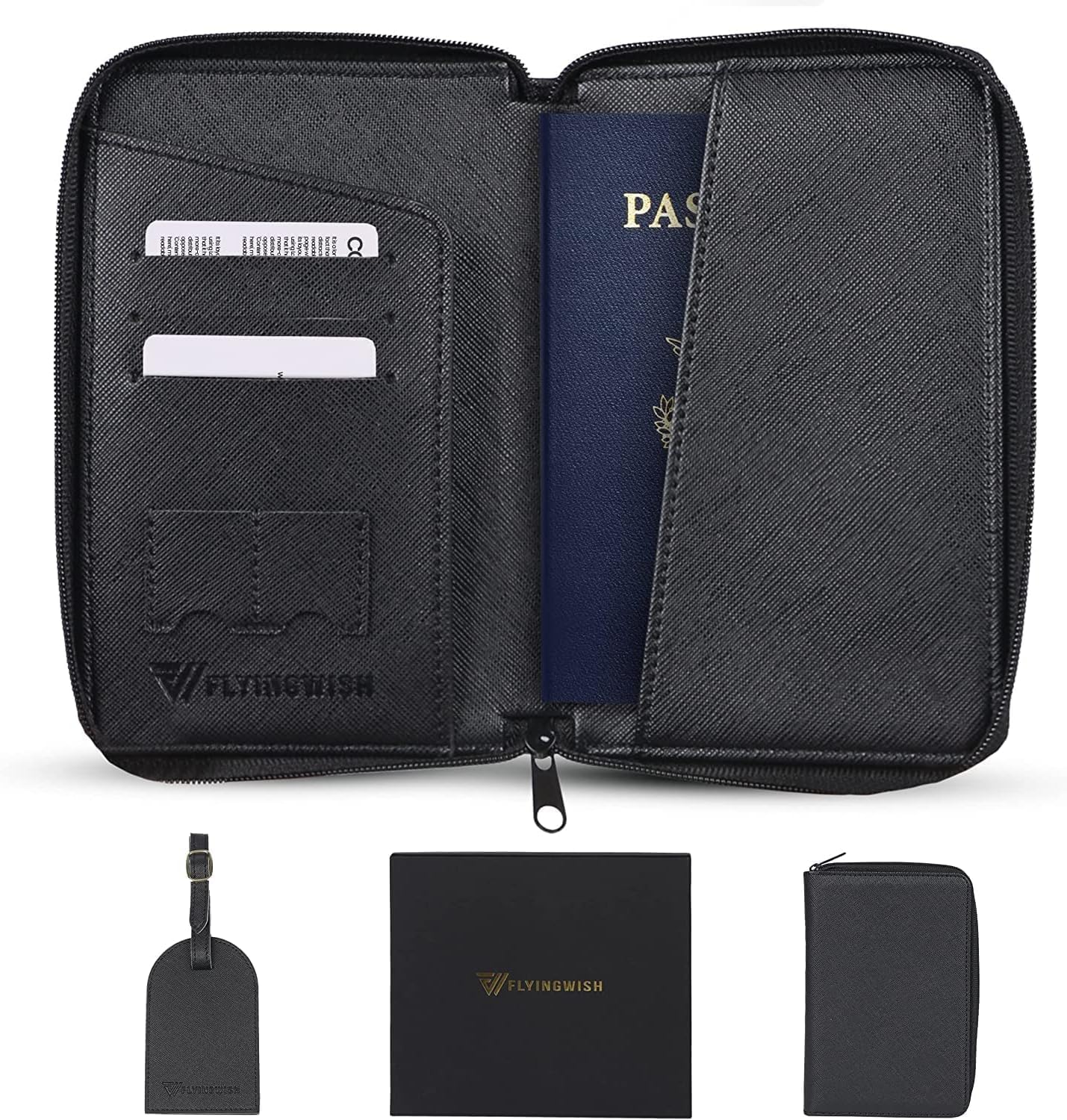 Samsonite RFID Passport Wallet, Black, One Size Passport