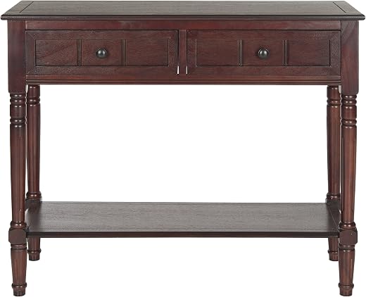 Safavieh American Home Collection Lexington Console Table, Dark Cherry