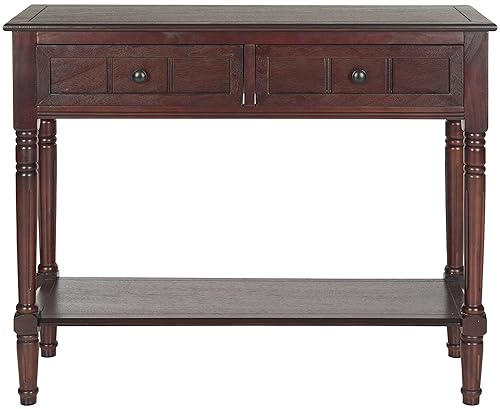 Safavieh American Homes Collection Samantha Dark Cherry 2-Drawer Console Table