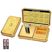 Vista 1 de Báscula digital de bolsillo de 10.58 oz x 0.00 oz de precisión, pequeña báscula de oro de alta precisión, peso digital gramos y onzas para joyas