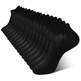 Men&apos;s Ankle Socks Athletic Low Cut Heel Tab Cushioned Moisture Wicking&comma; Running Arch Support Breathable&comma; 8 Pack