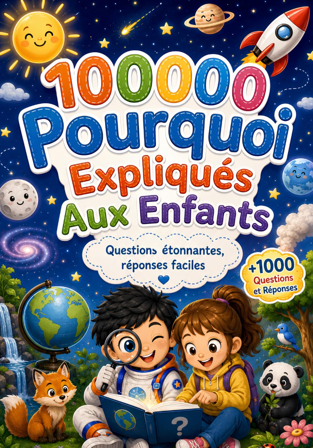 100000 Pourquoi Expliqués Aux Enfants: L'Encyclopédie des Découvertes pour les Curieux | Questions-Réponses sur la Science, la Zoologie et l'Univers.