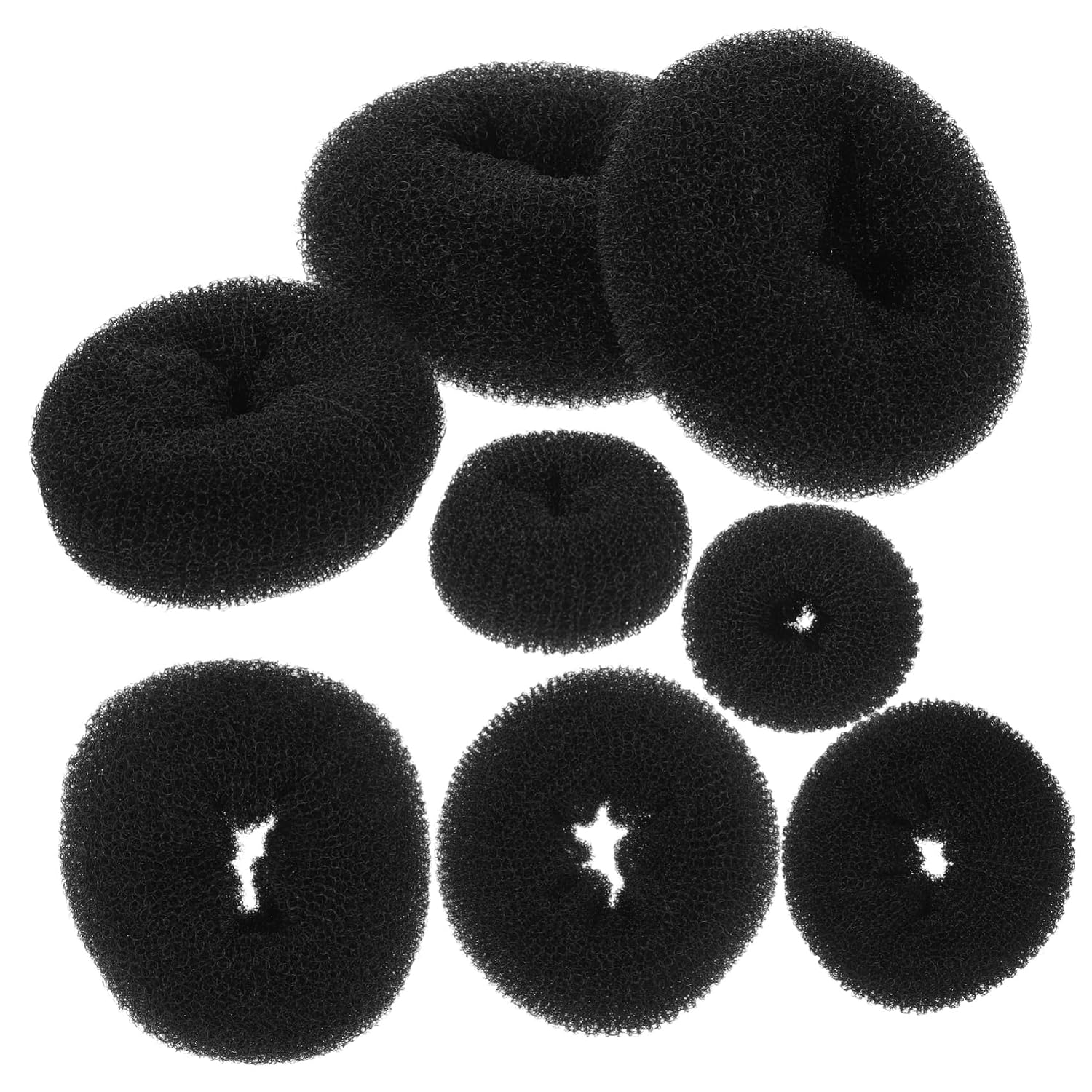 Ipetboom 3sets Donut Bun Maker for Hair Bun Shaper Small Donut Reusable Hairstyle Tool Compact Hair Shaper 8pcs*3