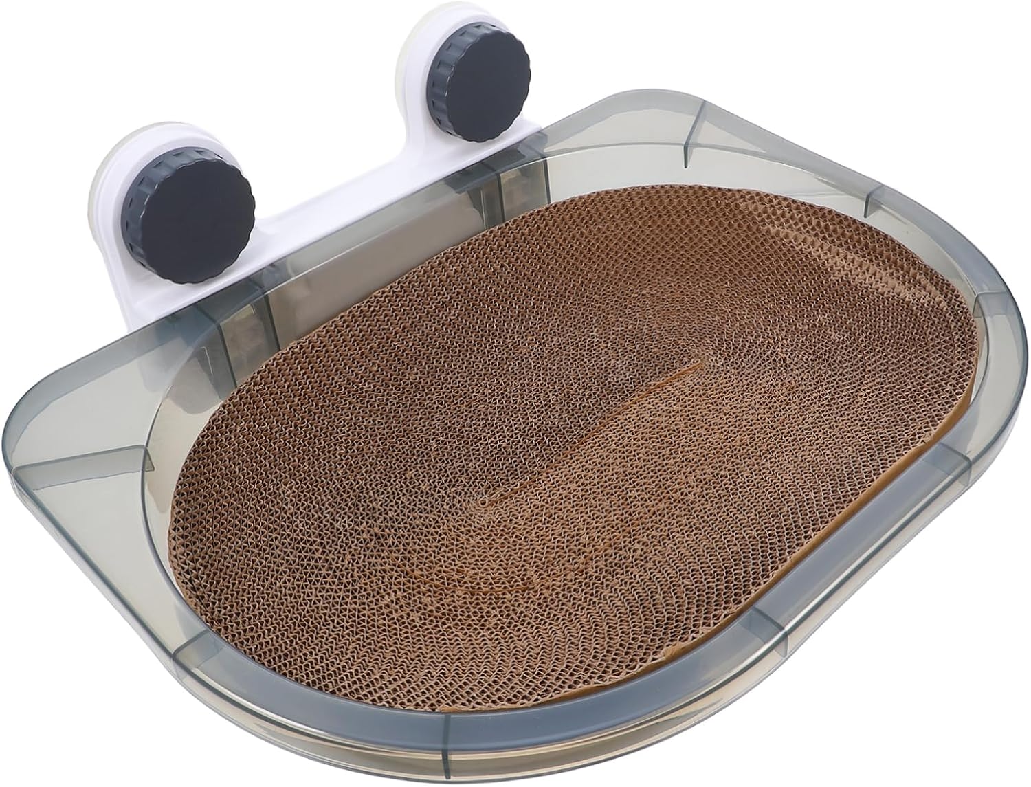 Space Saving Perch with Strong Suction Cups Integrated Scratching Board Bed for Indoor Cats Easy to Install Versatile for Any Room