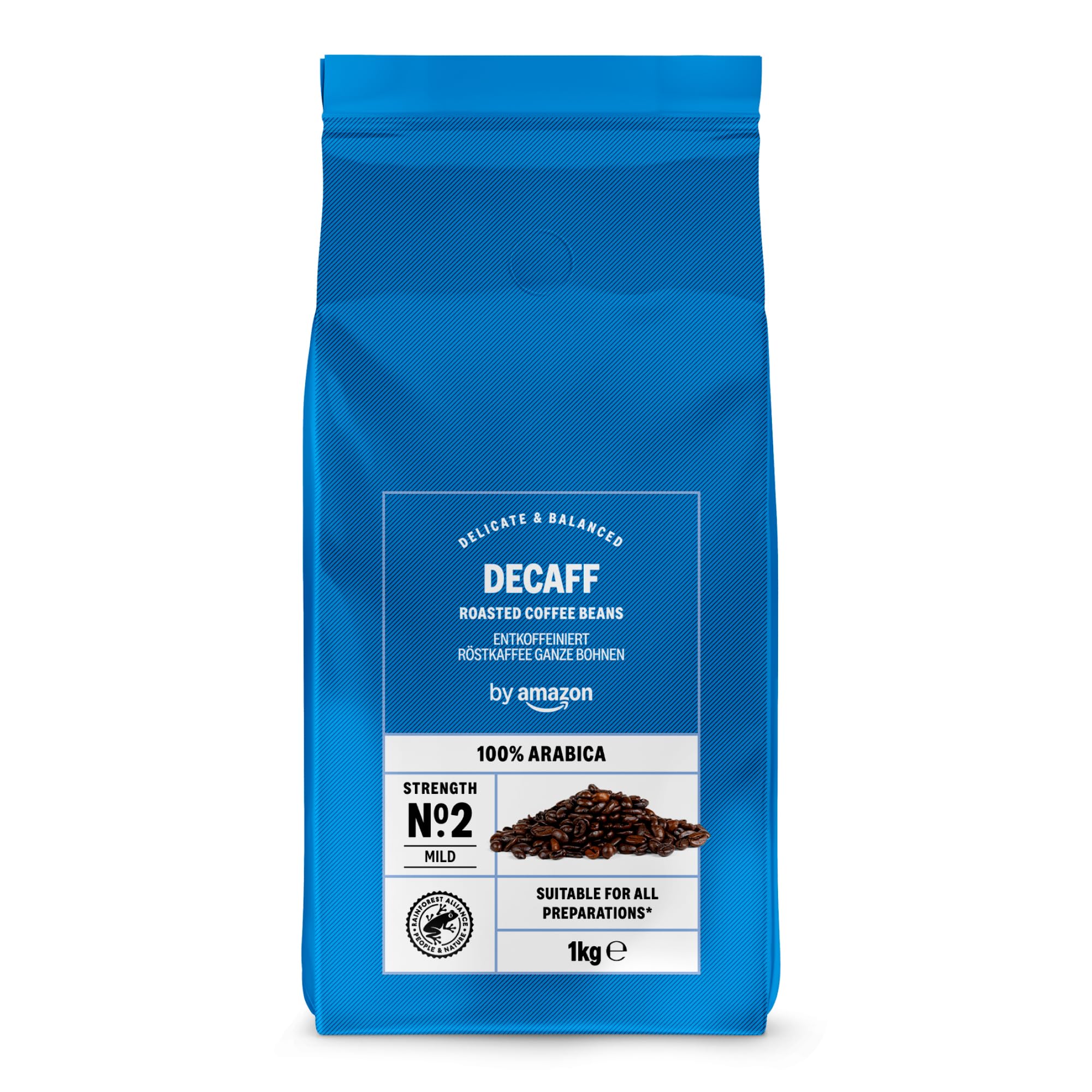 by Amazon Houseblend Classic Mezcla De Arábica Y Robusta Café En Grano De Tueste Natural, 1kg — view 7