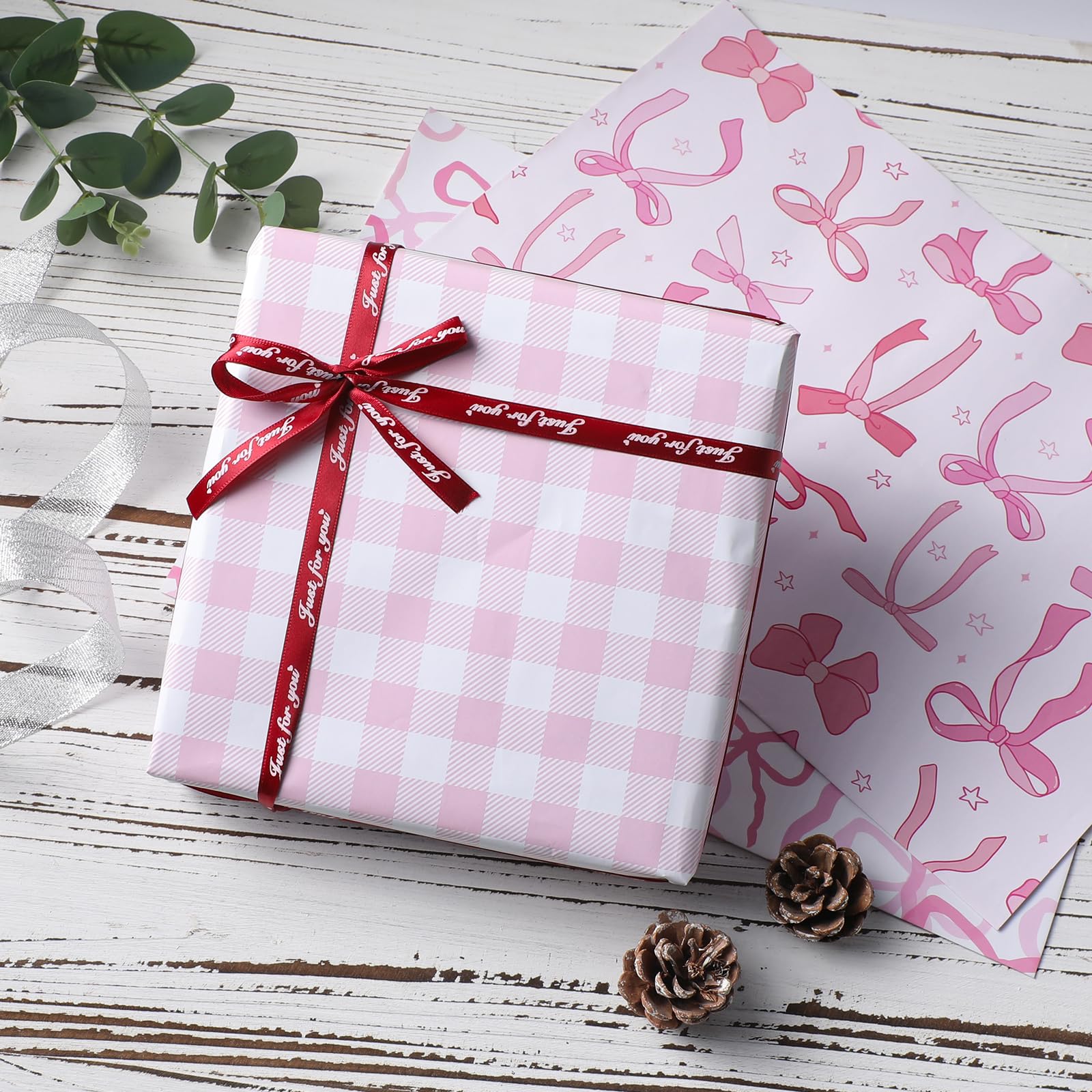 Pink Ribbon Wrapper Pink Ribbon Wrapping Paper