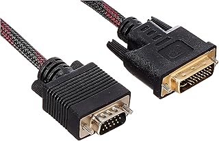 Cable Dvi To Vga 105M - Black/Red