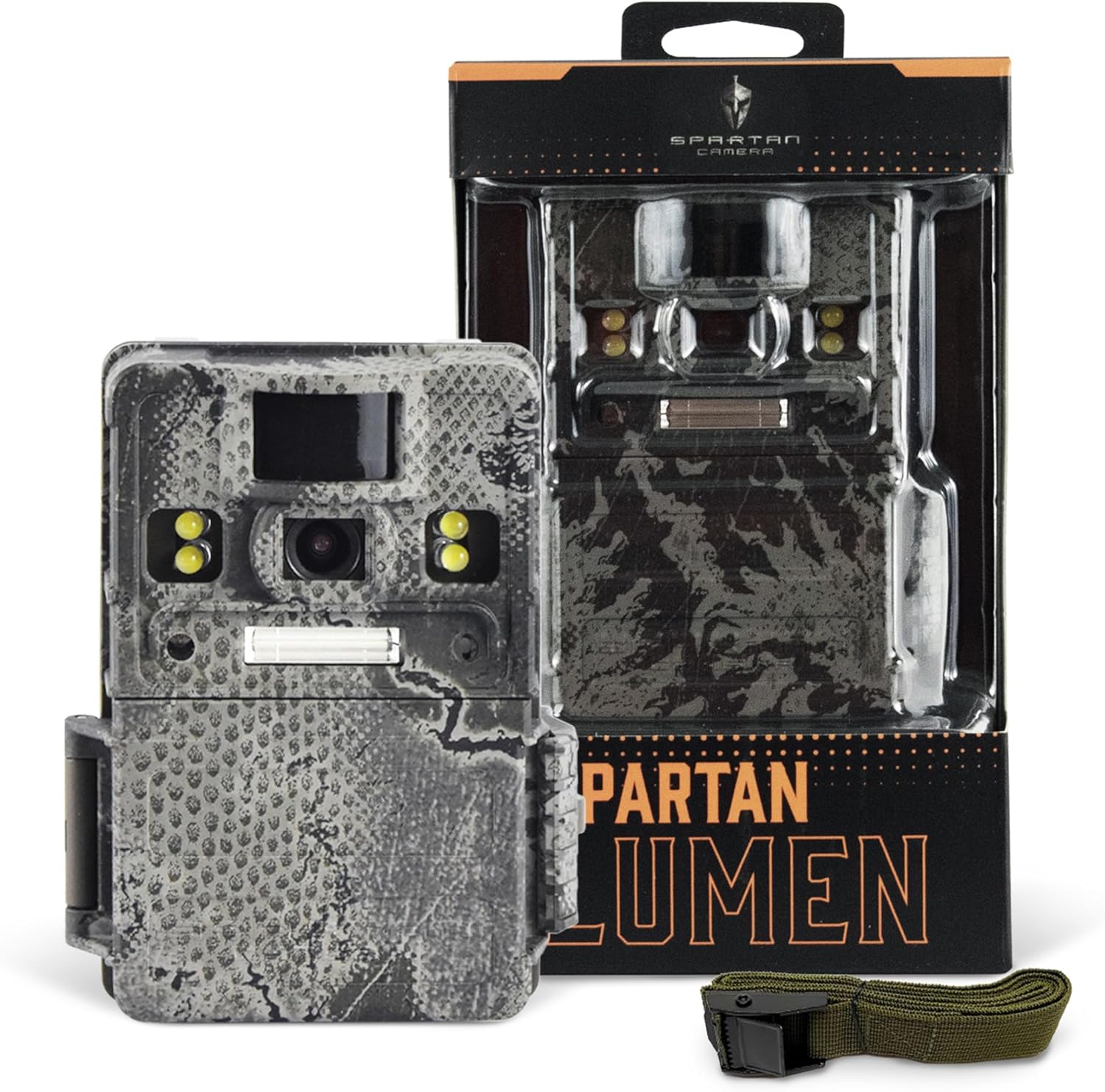 Spartan Camera Lumen Non Cellular Trail Camera HD Video, 24MP Photos, Dual Flash, Full Color Night Vision, 60ft Detection, 75° Wide-Angle, Rugged & Weatherproof