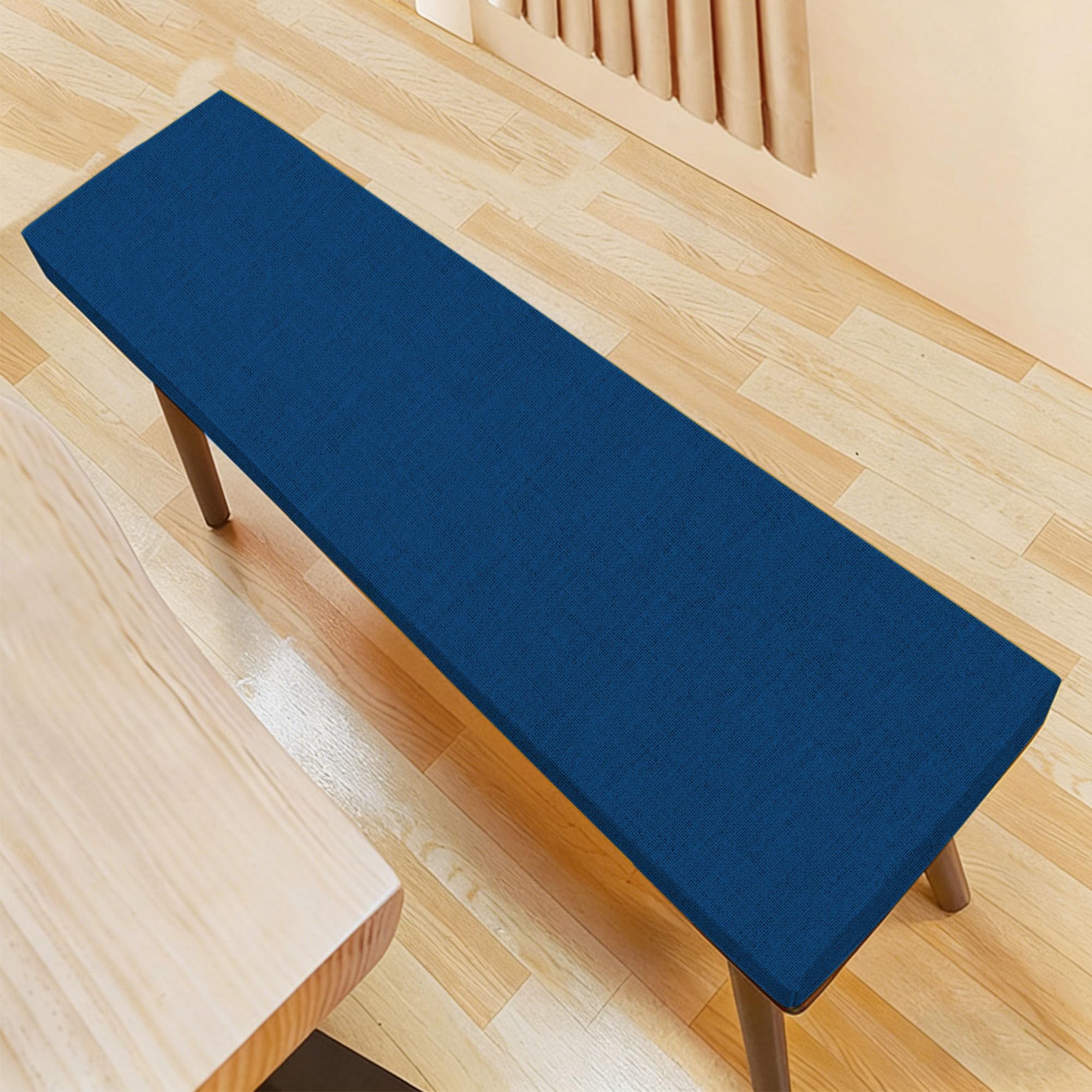 Niestandardowa antypoślizgowa nakładka na ławkę o wymiarach 30 x 30 cm, idealna do użytku wewnątrz/na zewnątrz, idealna na chory i kanapę - niebieska podkładka do siedzenia dla t & Sle