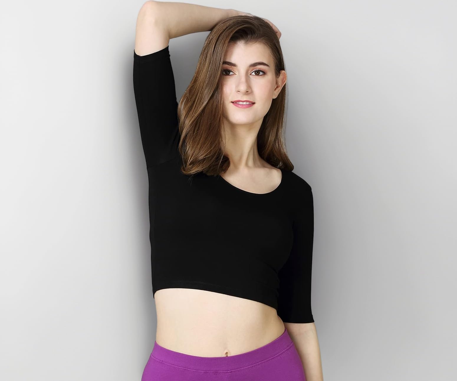 VSTAR Women's Rayon Plain Half Sleeve Comfy Blouse