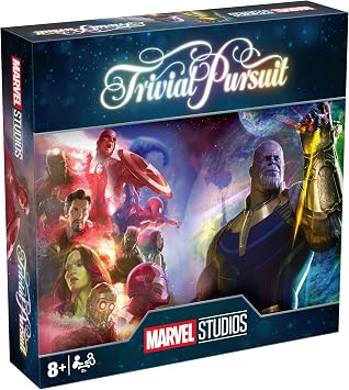 Winning Moves Marvel Cinematic Universe, 1800 questions Trivial game for ages 12 plus