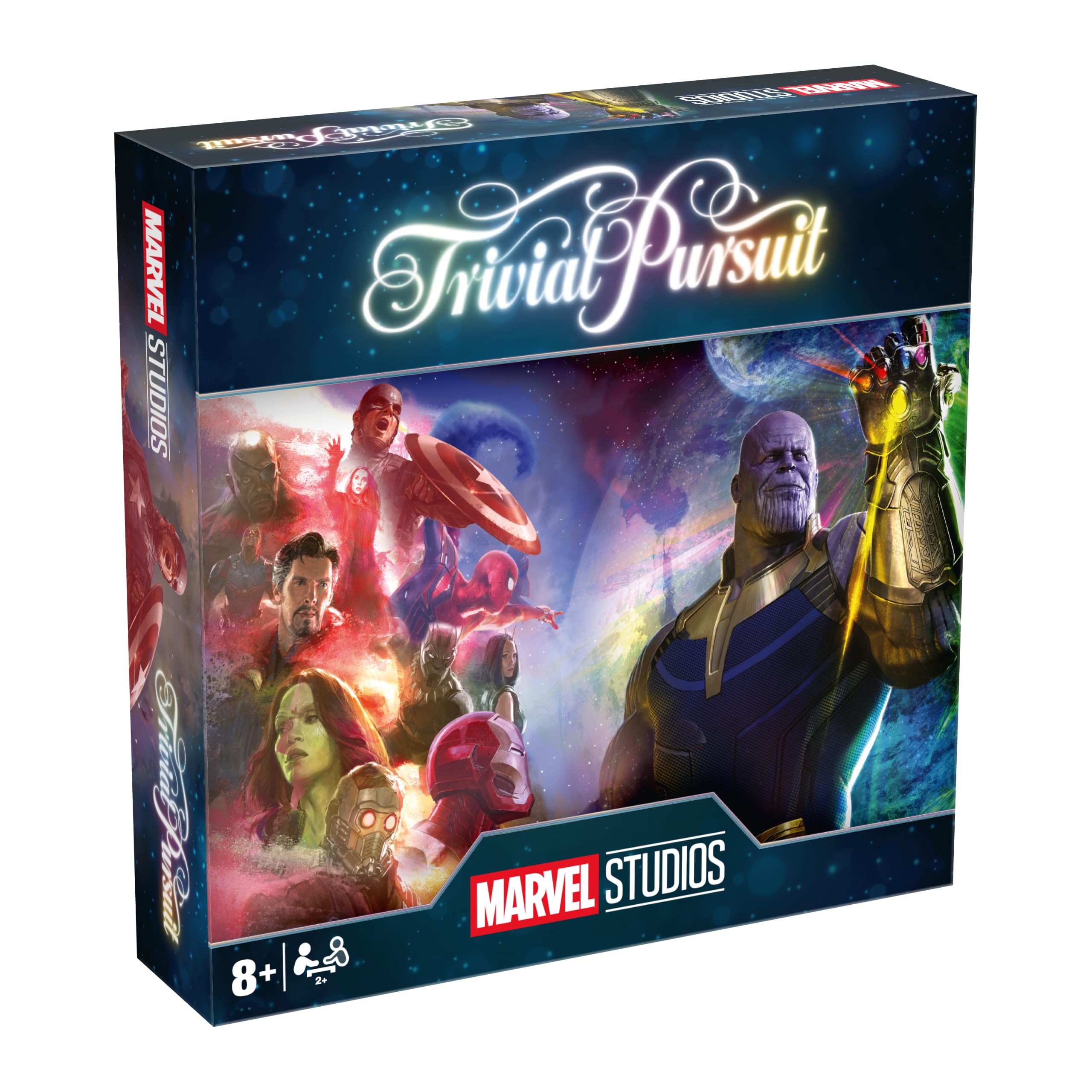Winning Moves Marvel Cinematic Universe, 1800 questions Trivial game for ages 12 plus