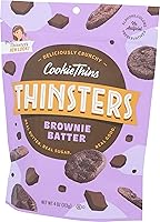 Vista 5 de Galletas Thinsters, Galletas delgadas de masa de brownie, paquete de 4 onzas