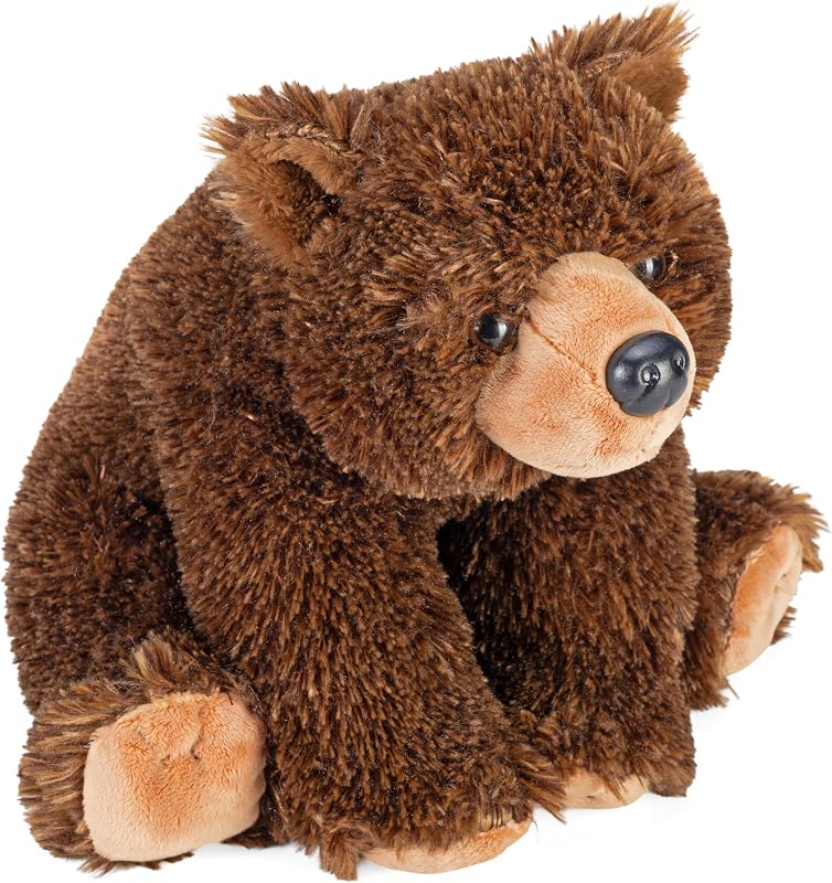 Wild Republic Grizzly Bear Plush, Stuffed Animal, Plush Toy, Gifts for Kids, Cuddlekins 12 Inches, Model:12832