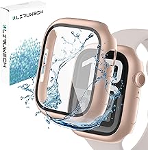 for Apple Watch 10 Case, 1.7 inches (42 mm), Waterproof Apple Watch 10 Waterproof Cover, Glass Film, Integrated, Compatible with Apple Watch Series 10, PC Material, Shockproof, Good Touch,