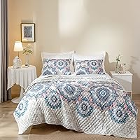 Vista 7 de SHALALA - Juego de edredón de gasa de algodón, juego de ropa de cama ligero de tamaño Queen, color gris claro, edredones reversibles de sirsaca