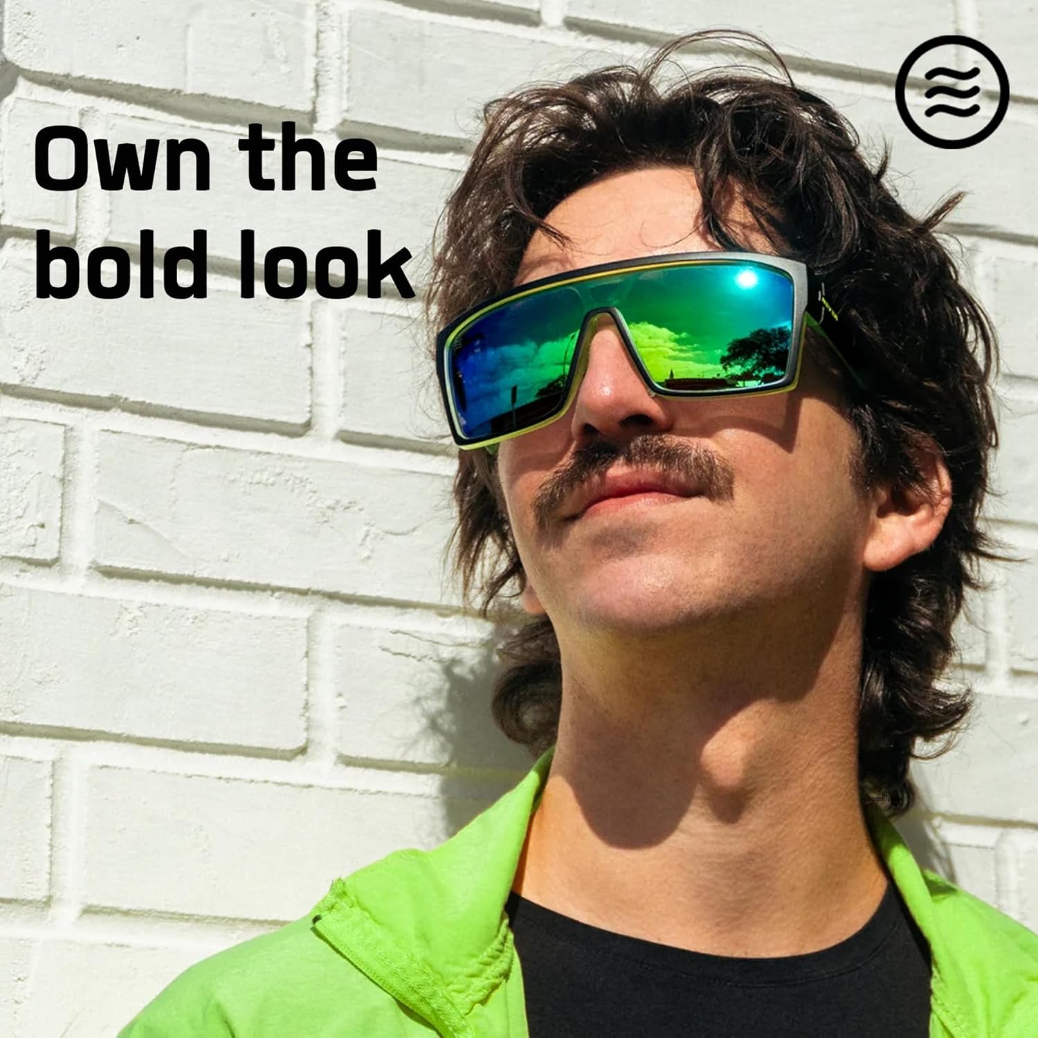 NEVEN Slater TR90 Unisex Sunglasses For Men & Women - Shield Frame for Limitless Ambition