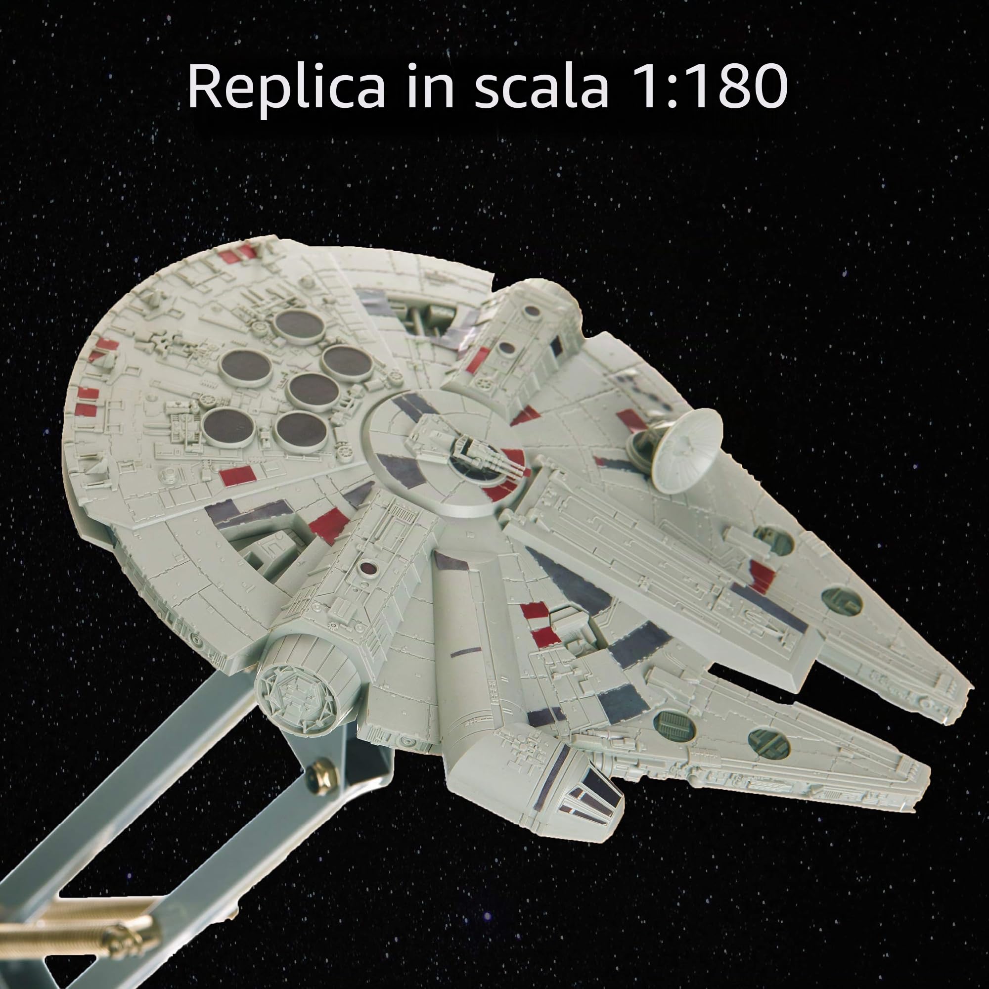 Paladone Millennium Falcon Lampada Pieghevole da Scrivania Star Wars | Regalo per Ogni Età, Grigia