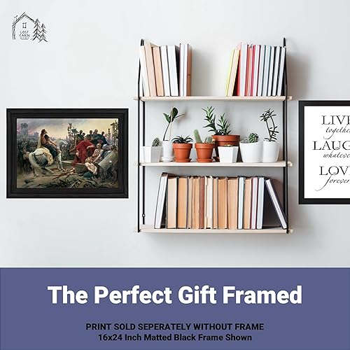 Miniatura 5 de Lost Cabin Vercingetorix arroja sus brazos a los pies de Julio César por Lionel Noel Royer  Impresión sin marco  Reproducción de pinturas de obras