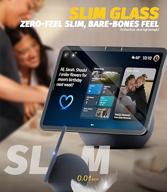 Orzero (2 Pack) Tempered Glass Screen Protector for Echo Show 11 (2025) / Xiao Du K20 9H Hardness Anti-Scratch Shield, Ultra-Thin HD Clarity for Smart Kitchen Displays, Bubble-Free Installation Kit