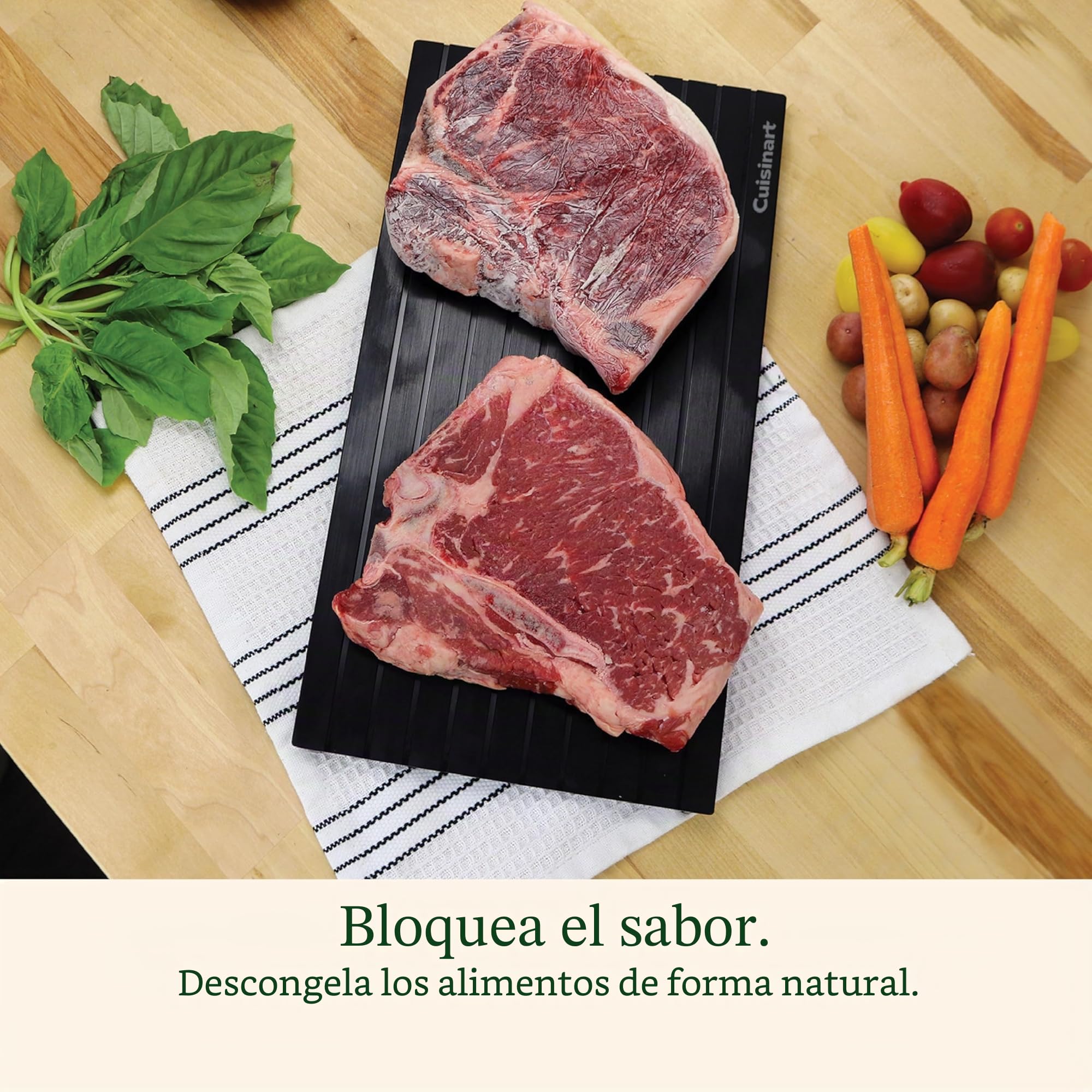 Cuisinart CDT-010 - Bandeja para descongelar Barbacoa, Color Negro