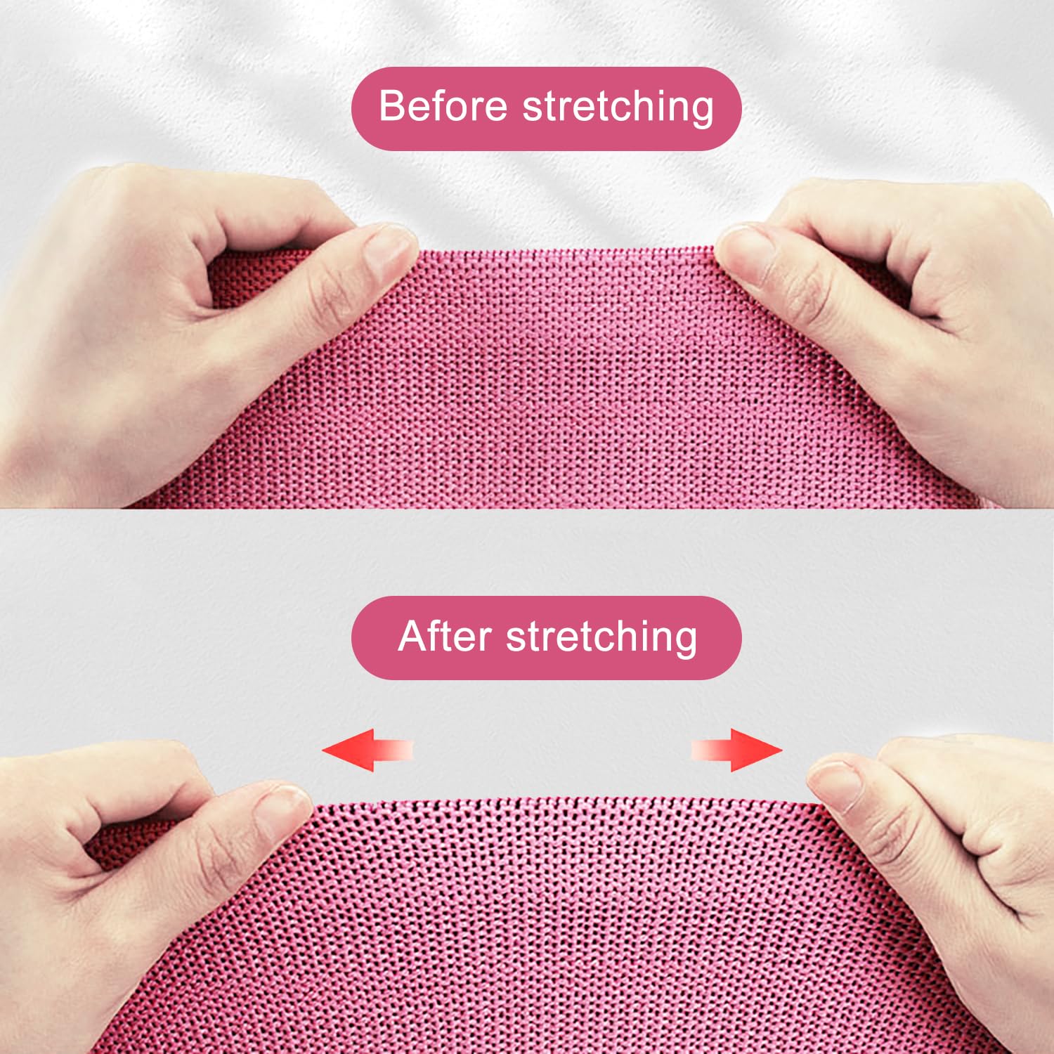 Bandes Elastiques de Fitness Antidérapantes en Tissu, 3 Niveaux de Résistance pour Yoga, Fessiers, Sac de Rangement