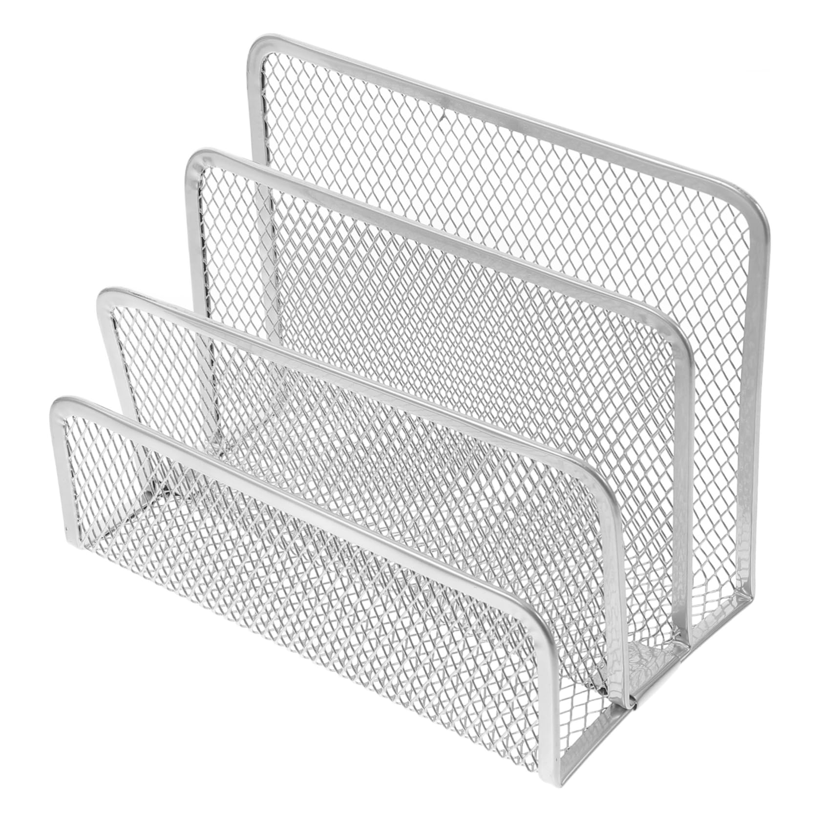 Operitacx 4pezzi Supporto Libri Metallico Da Scrivania Con Scomparti Organizzatore Riviste Per Ufficio e Studio Design Elegante e Leggero Per Casa e Ufficio