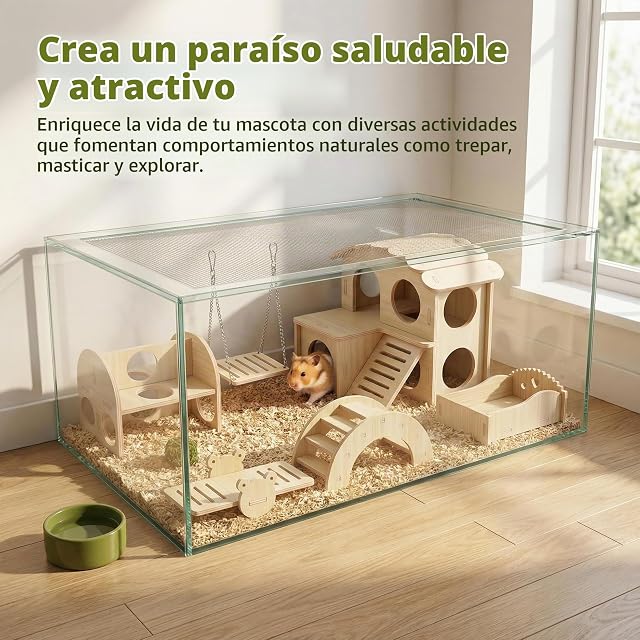 Foto 8 de 8 de EAAGHK 6PCS Juguetes para Hamster