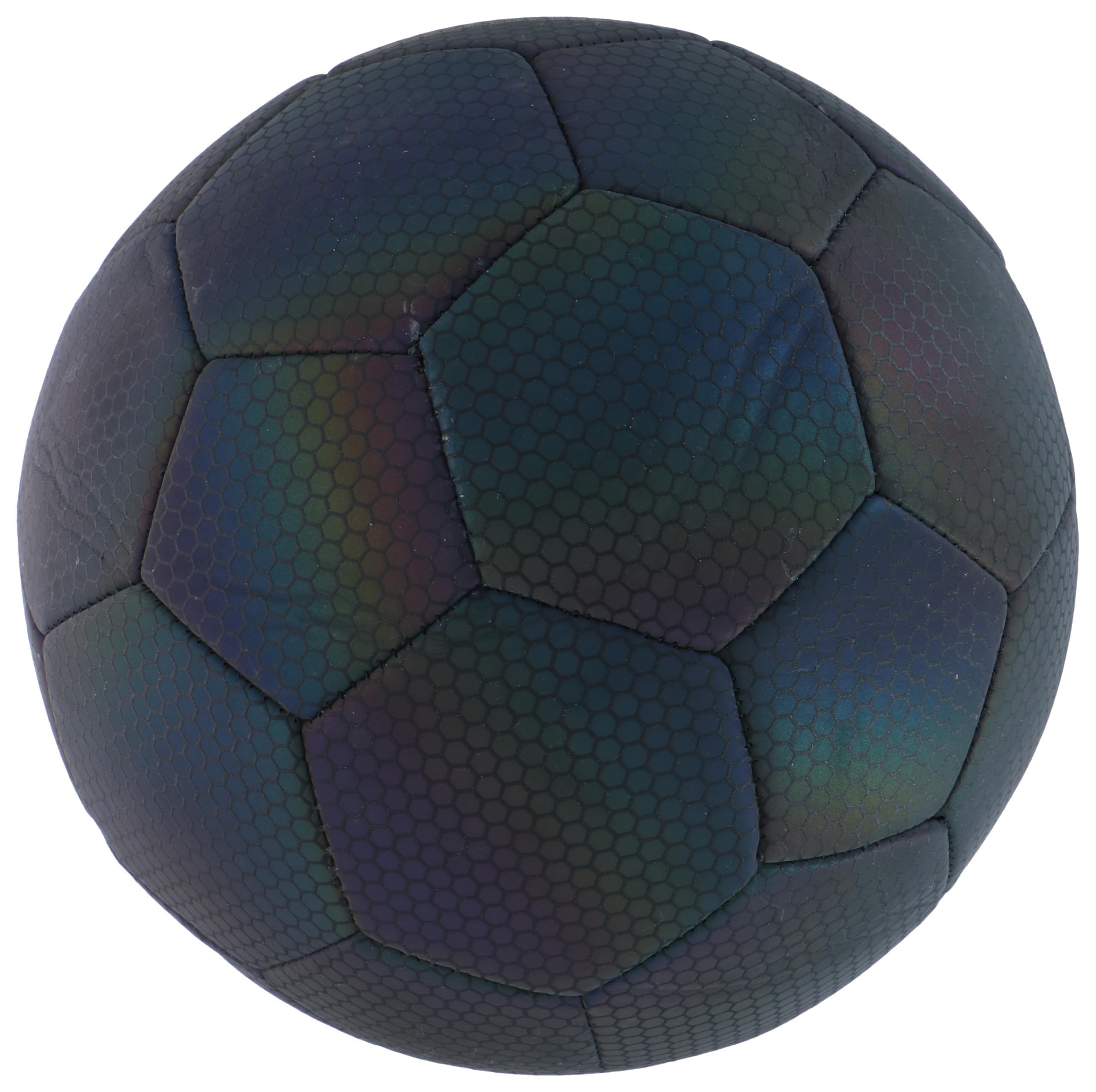 Ballon de foot lumineux holographique taille 5 pour des matchs nocturnes en extérieur
