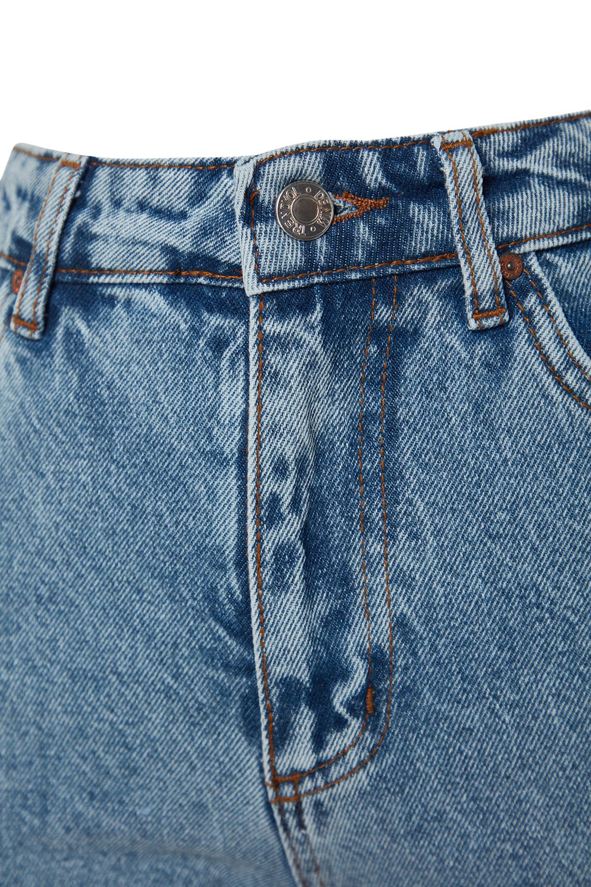 TRENDYOL Damen Jeans Trendyol Damen Gerade Mama Hohe Taille Jeans