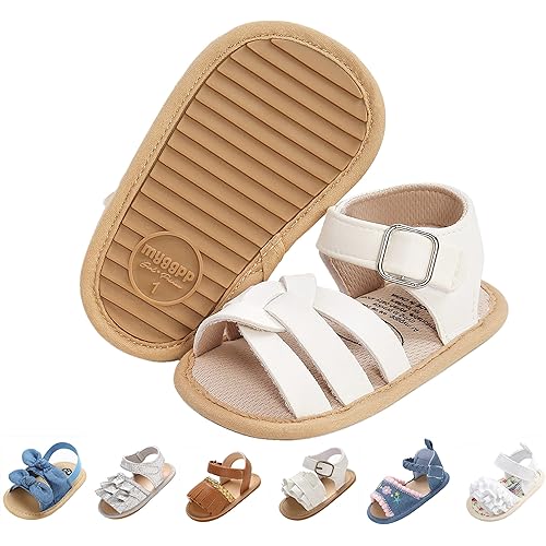Baby Girls Sandals Summer Shoes Outdoor First Walker Toddler Girls Shoes for Summer