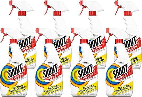 Shout Spray quitamanchas para ropa sucia (paquete de 8)