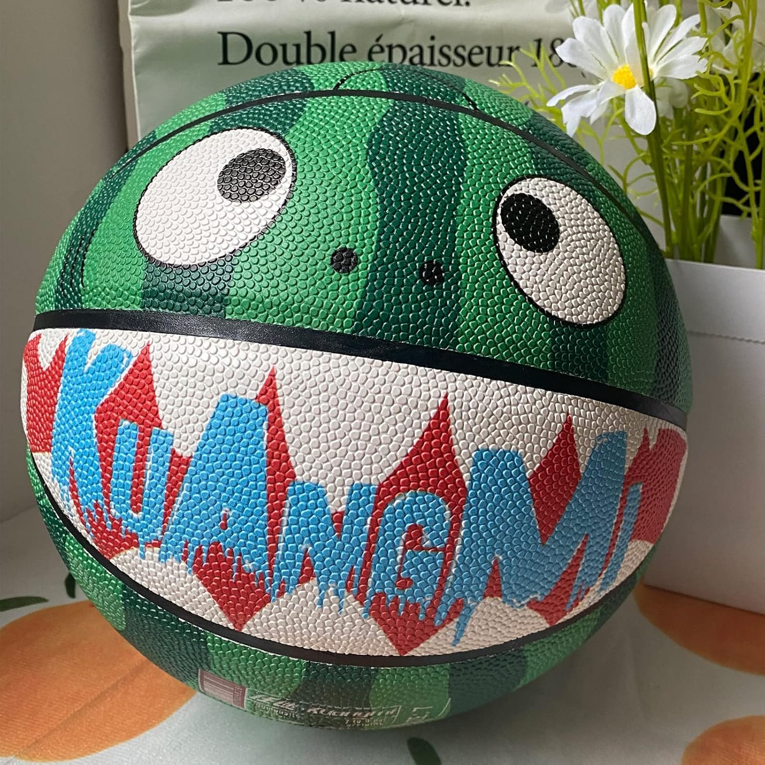 Kuangmi Hip-hop Street Basketball, Standard Official Size 7 29.5", Indoor & Outdoor Street Basket Ball